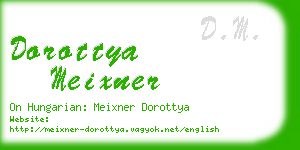 dorottya meixner business card